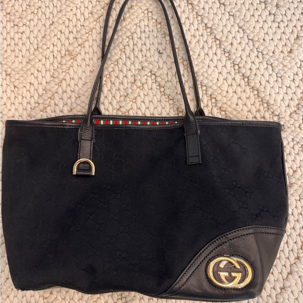 Gucci Black Tote Bag